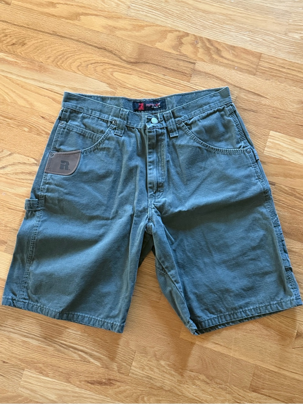 Wrangler Women's Cargo Shorts in Dusty Teal